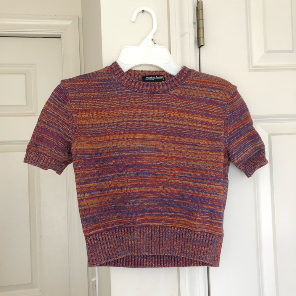 American Apparel short sleeve sweater